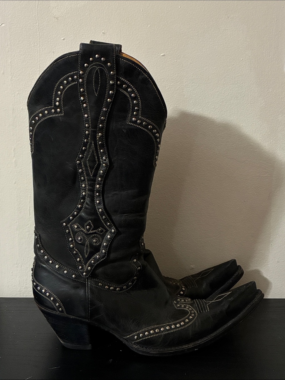 Old gringo heeled boots black size 8.5 Women’s